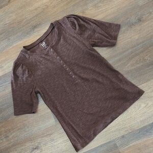 Gap Short Sleeve Ribbed Henley Tee